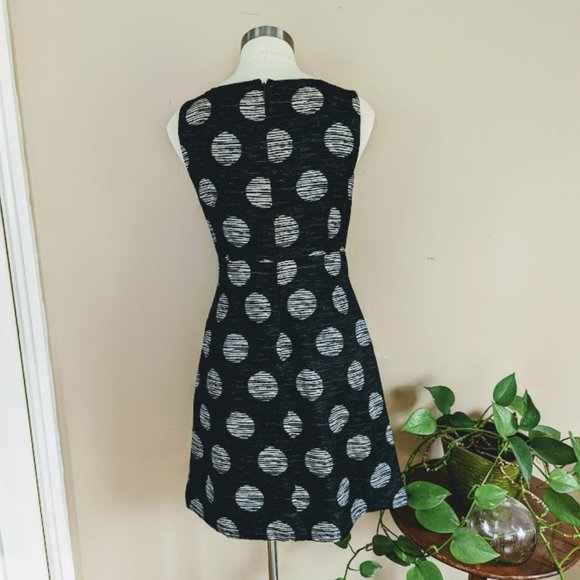 Banana Republic Polk Dot Cocktail Dress - Size 4P - Picture 4 of 10